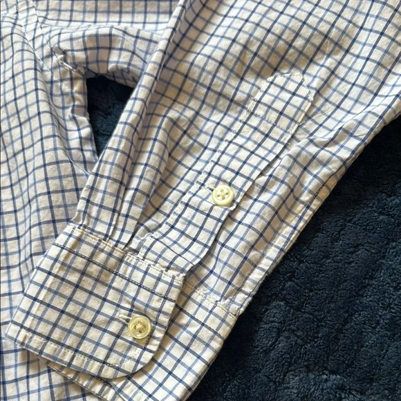 Ralph Lauren Kids Blue Gingham Dress Shirt Size YM - Picture 5 of 9